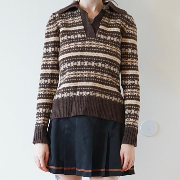 Nordic Fair Isle Lambswool Sweater ALT Rory Gilmore - Picture 2 of 8